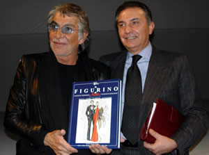 Roberto Cavalli con Fernando Burgo